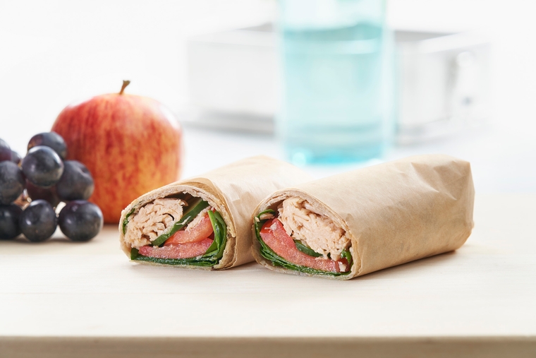 Salmon Salad Wrap