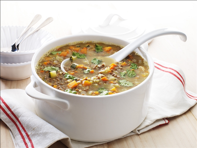 Sweet Potato & Lentil Soup