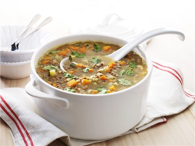 Sweet Potato & Lentil Soup