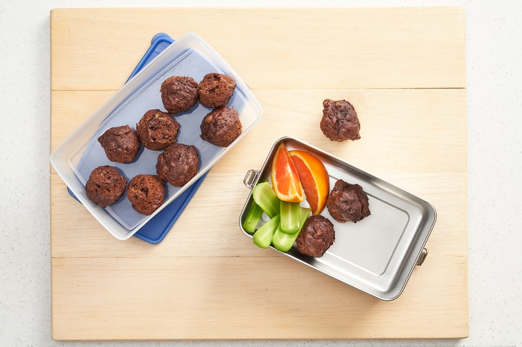 Chocolate Zucchini Muffins