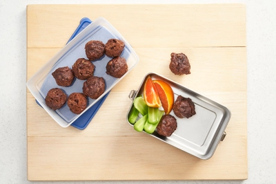 Chocolate Zucchini Muffins