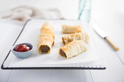 Beef and Veggie Sausage Rolls