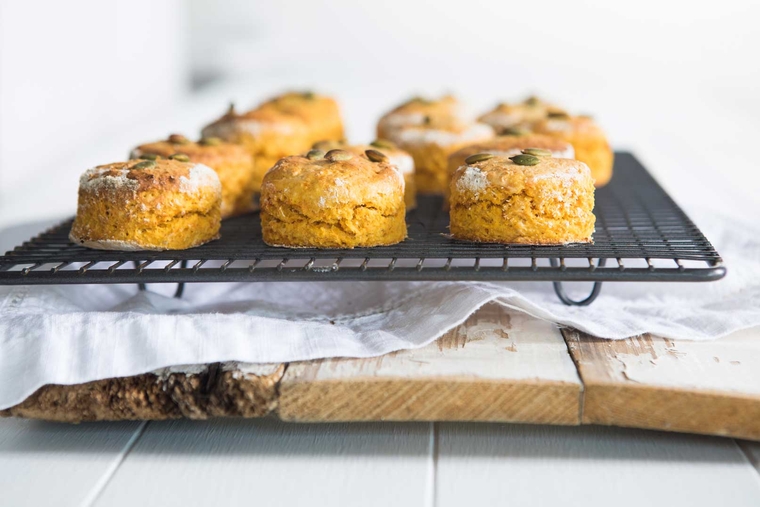 Pumpkin and Sweet Potato Scones