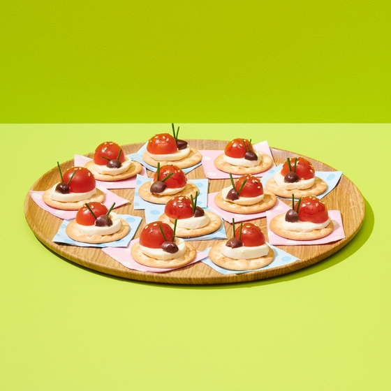 Ladybug Cheese Crackers