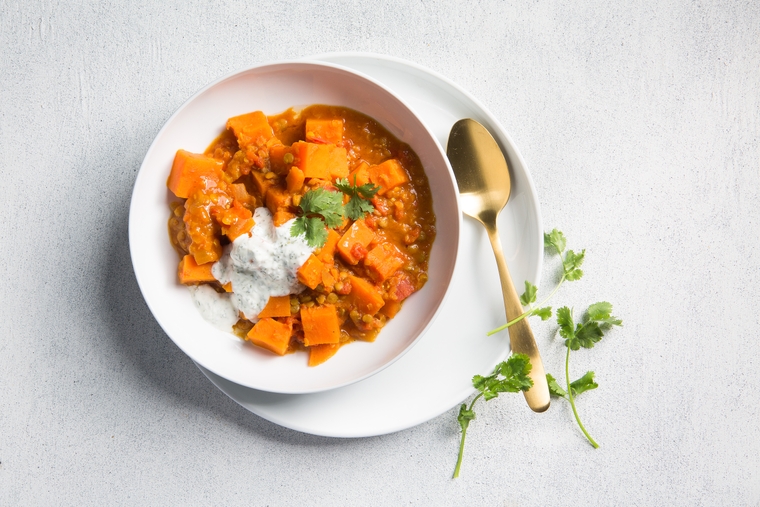 Sweet Potato Lentil Curry