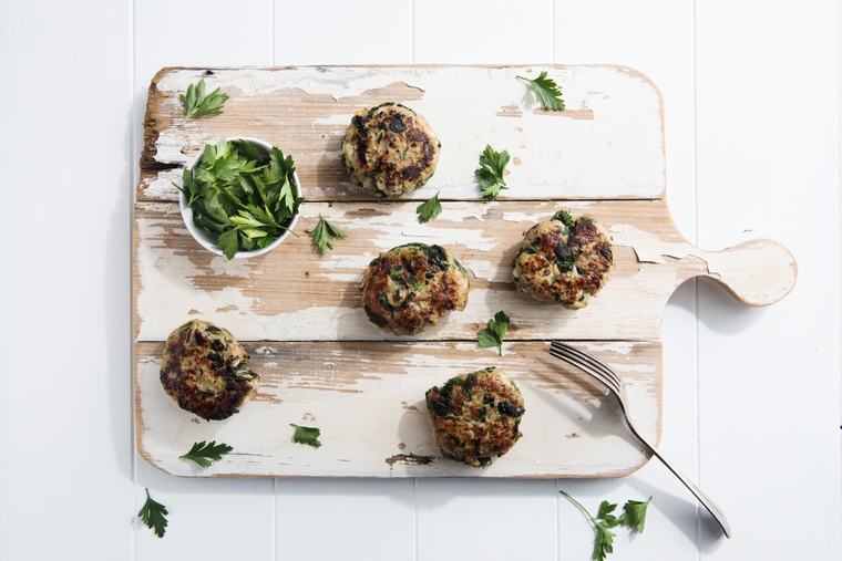 Turkey and Spinach Rissoles