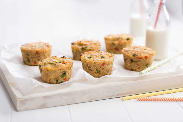 Fried Rice Muffins