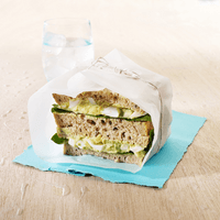 Avocado and egg sandwich