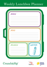 Lunchbox planner