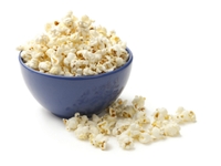  Air popped popcorn