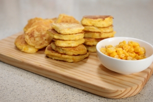 Corn pikelets