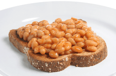Baked beans on toast