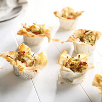 Vegie filo cup